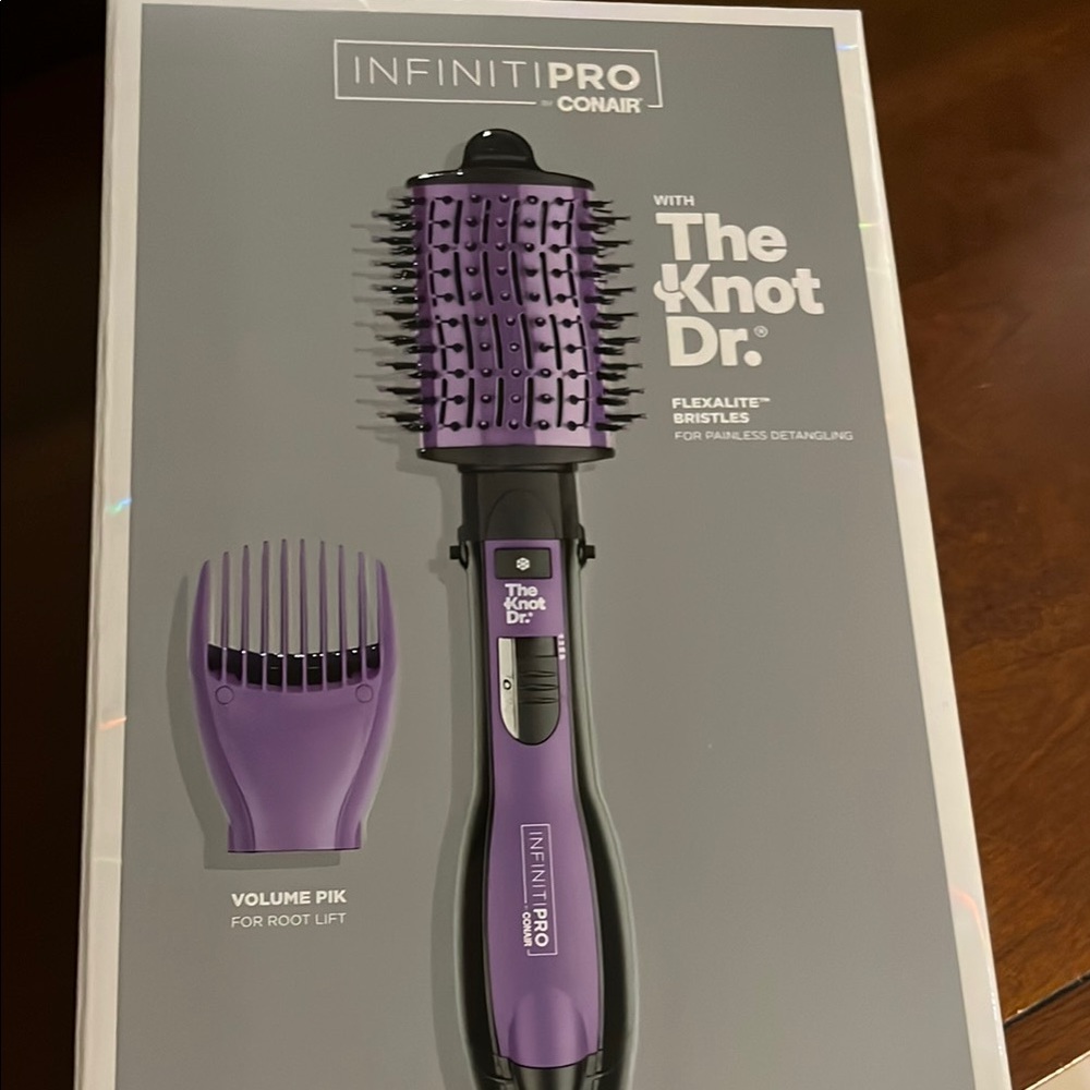 Purple Hair Dryer Brush